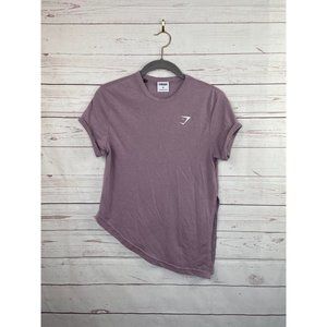 Gymshark Essential Tee Side Tie Purple XS
